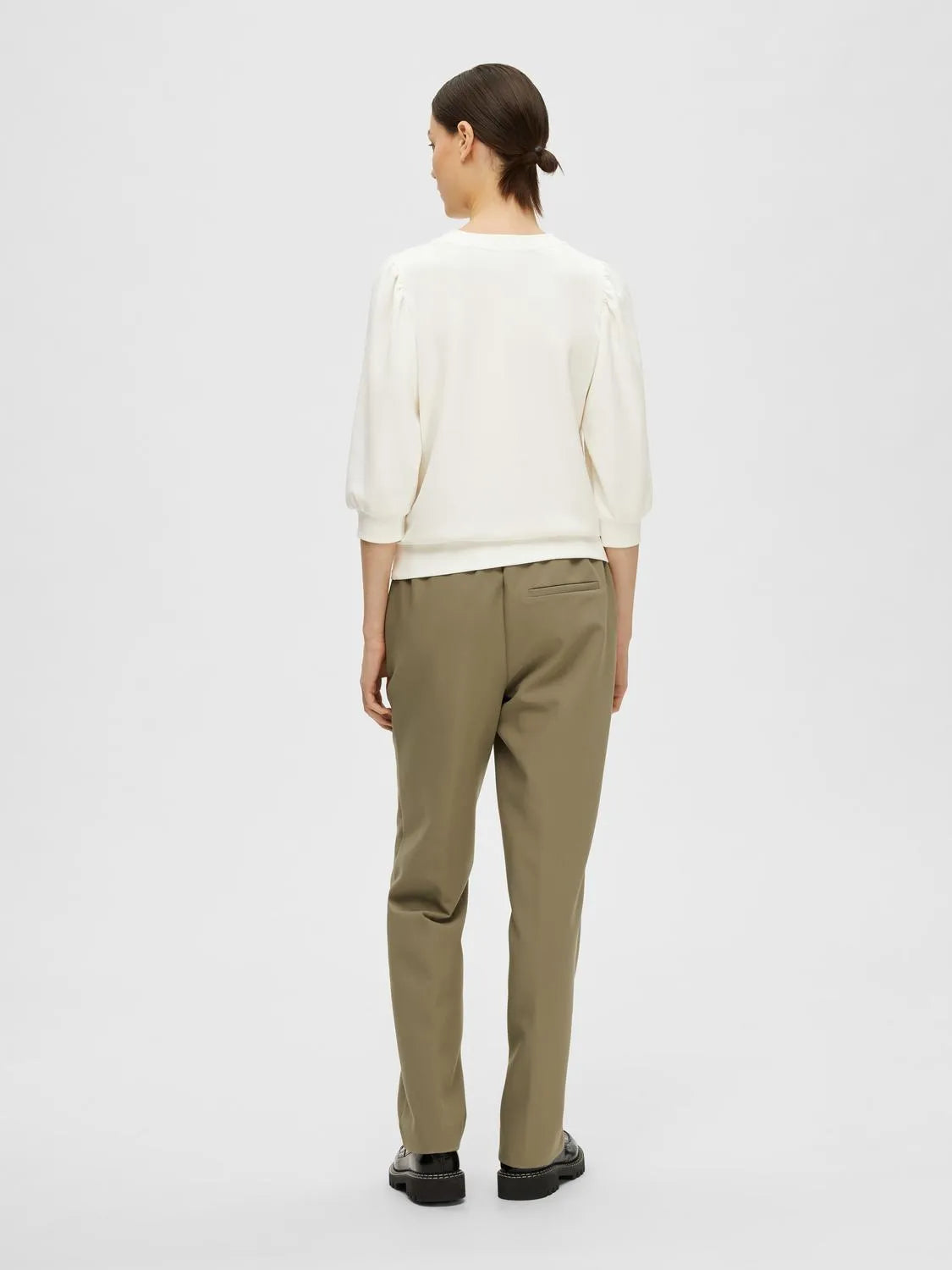 Selected Femme Tenny Sweatshirt - Snow White