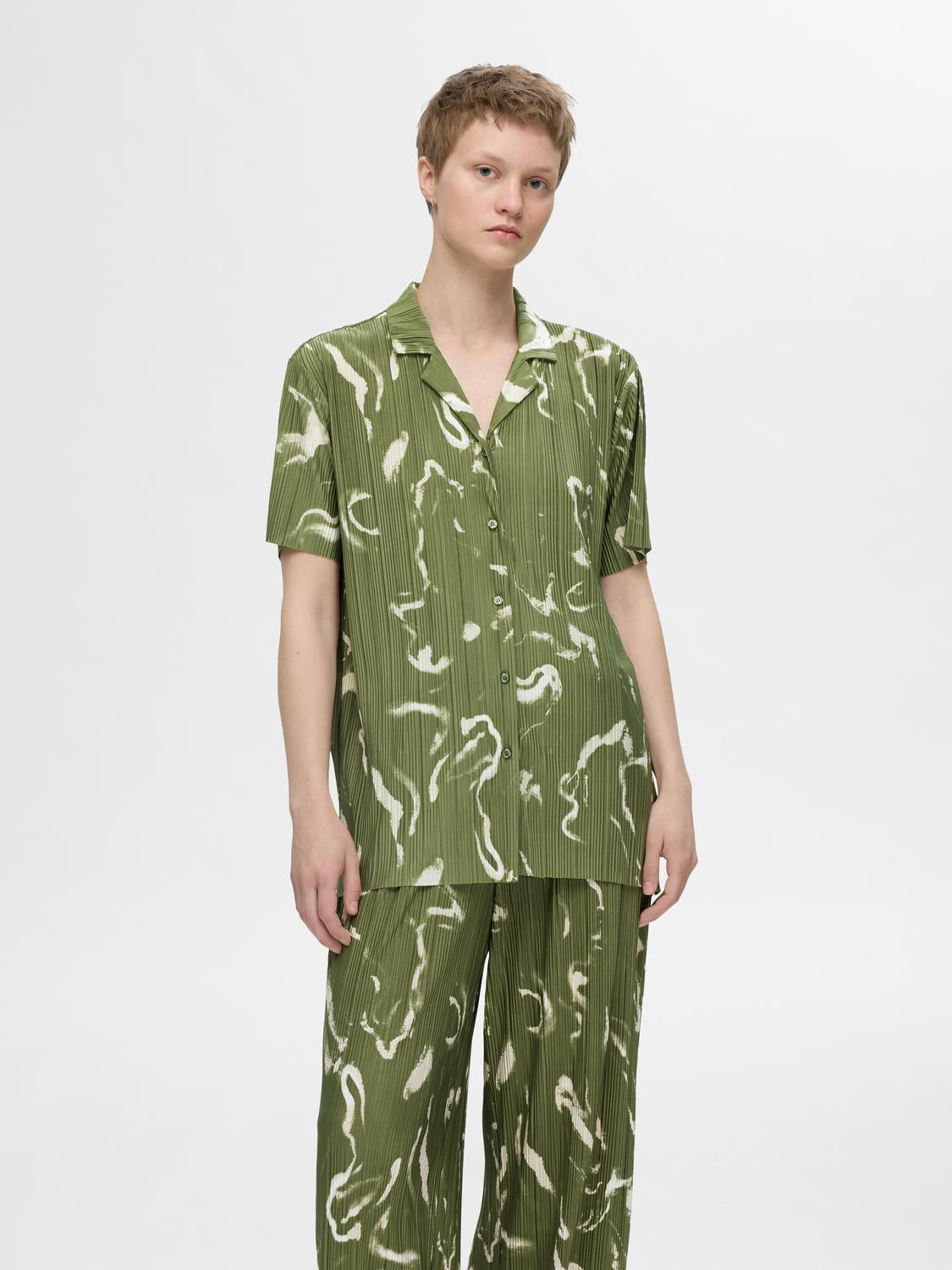 Selected Femme Rya Ellie Plissee-Hemd