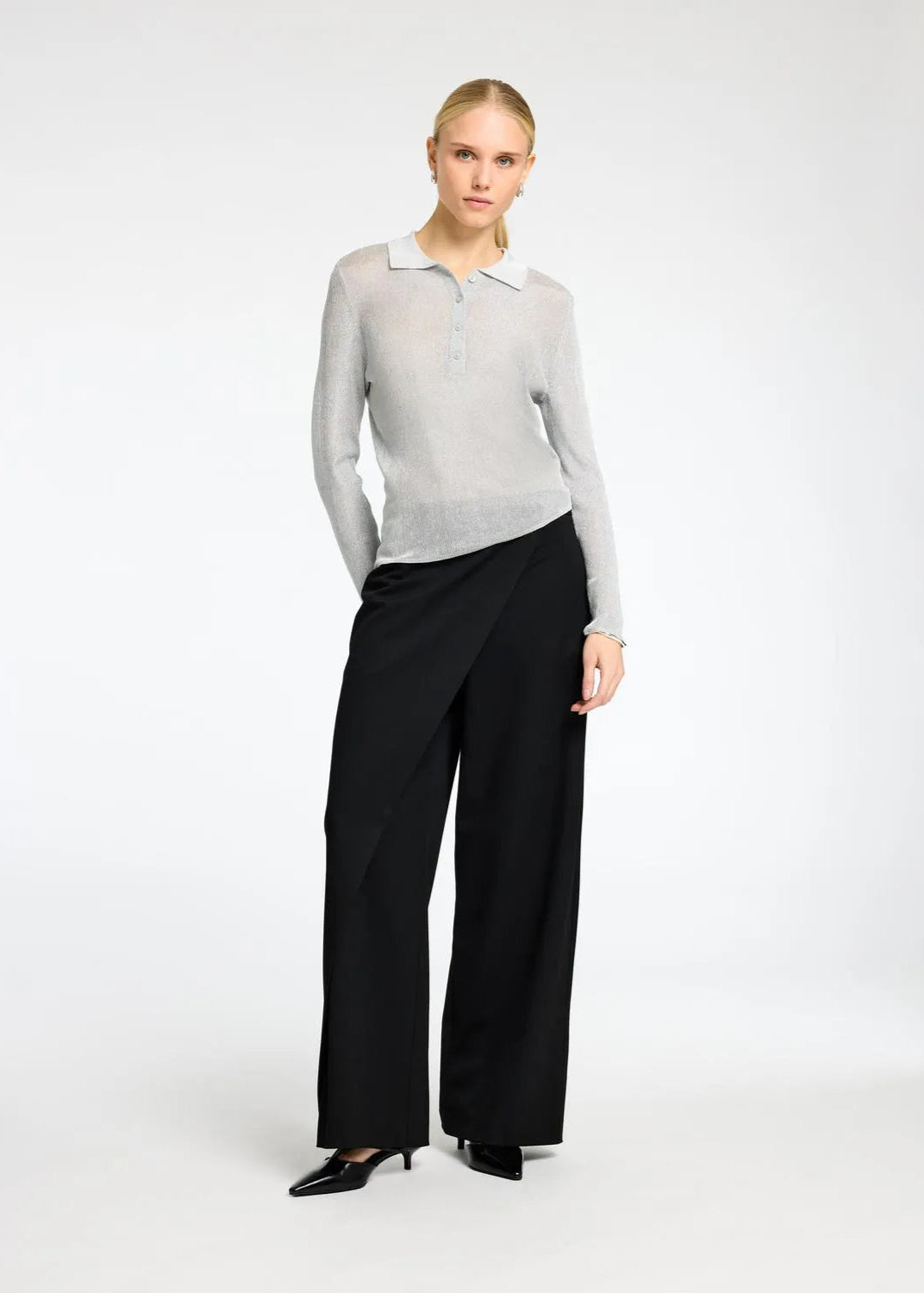 Selected Femme Dagni Polo Silber