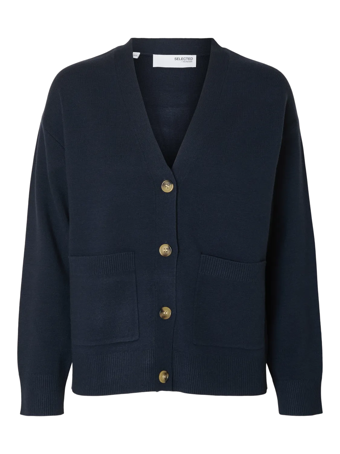 Selected Femme Kamma Strickjacke - Dark Saphire