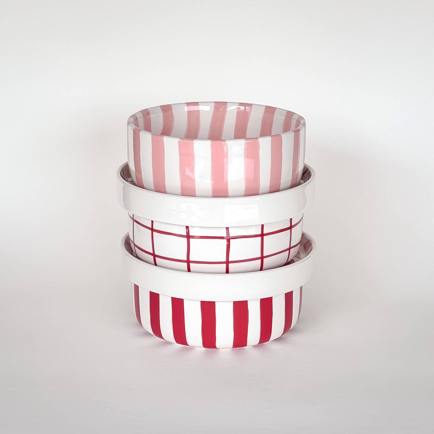 Schale Stripes - incanto rose