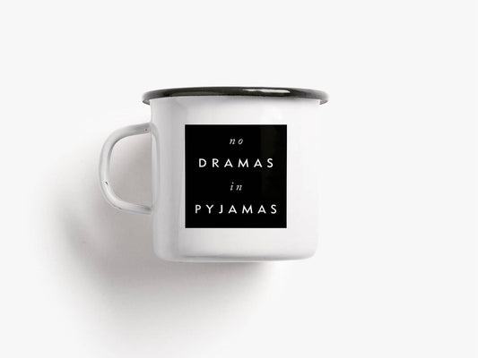 Typealive Tasse aus Emaille / No Drama