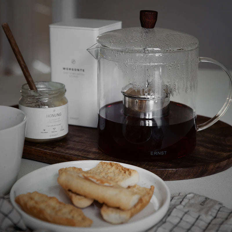 ERNST Teekanne Glas H 18cm