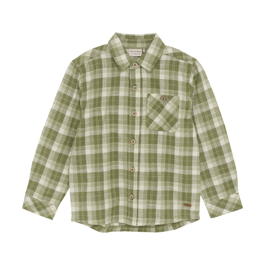 Minymo checked shirt