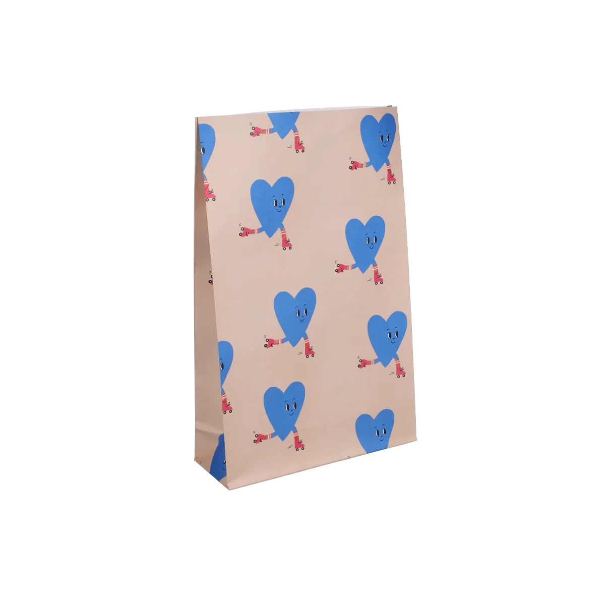 Kado Design Geschenktüte Rolling Hearts  - Groß