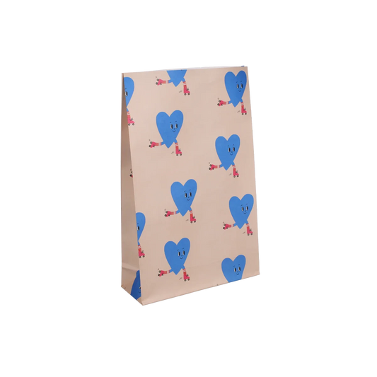 Kado Design Geschenktüte Rolling Hearts  - Groß