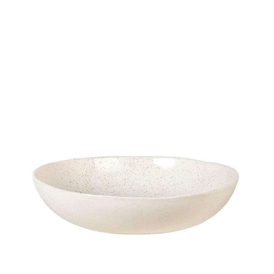 Broste Copenhagen Salat-Schüssel Nordic Vanilla Ø34,5 x H7,5 cm