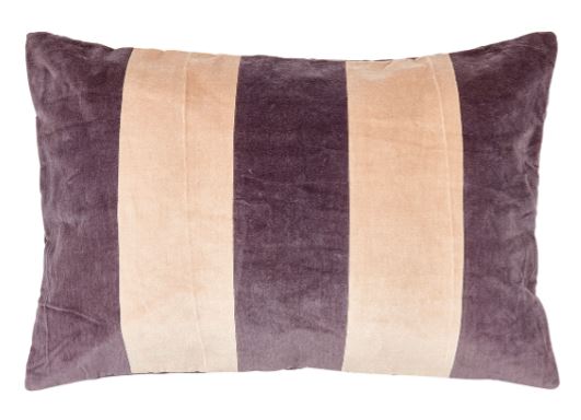 liv interior cushion incl. inner cushion velvet coffee/tan 40x60cm