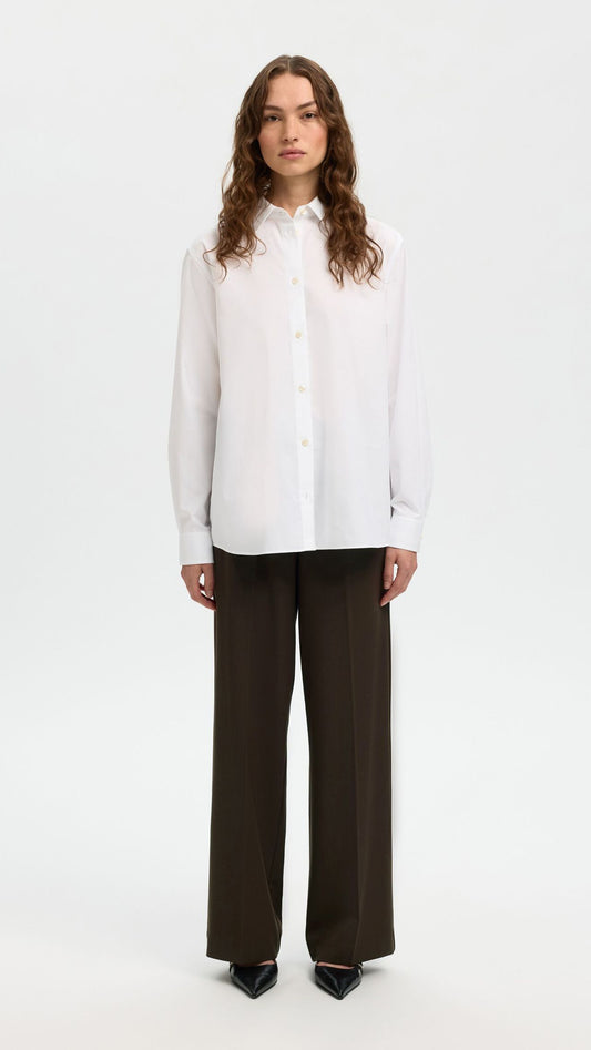 Selected Femme Tinni Hose weit - Delicioso