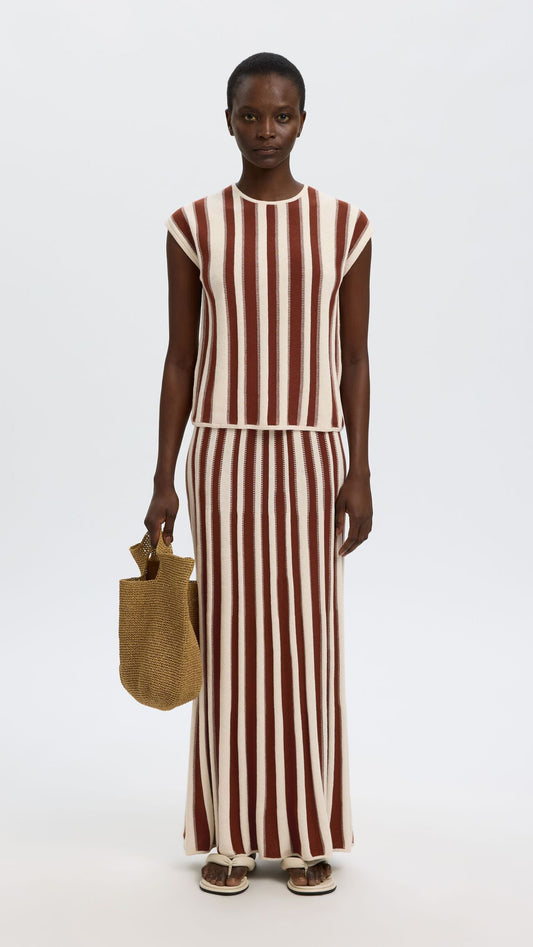 Selected Femme Lina Maxi Strickrock
