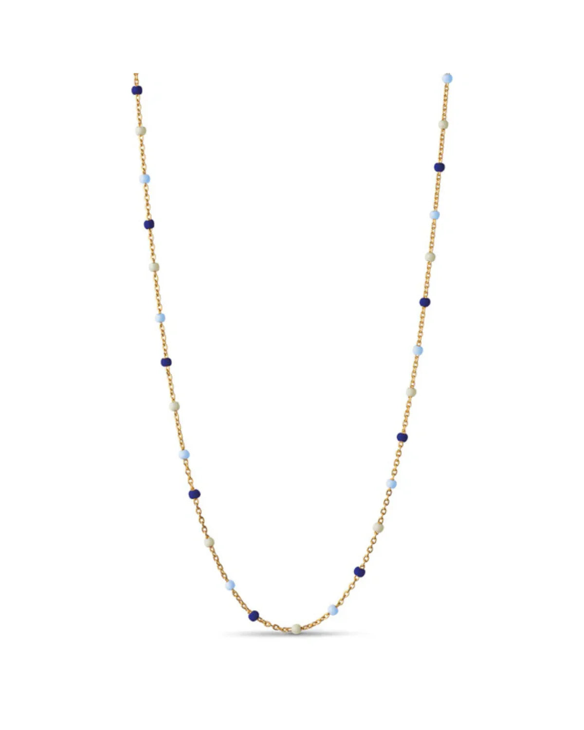 Enamel Kette Lola - Gold - Marine