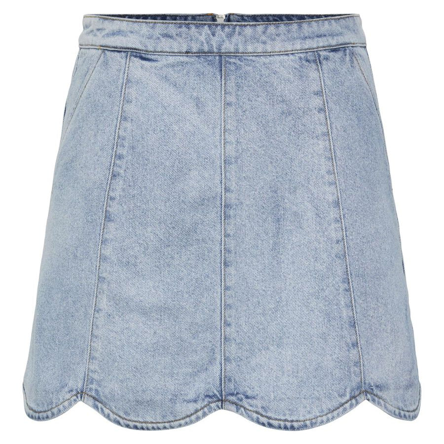 YAS Scallop Denim-Rock