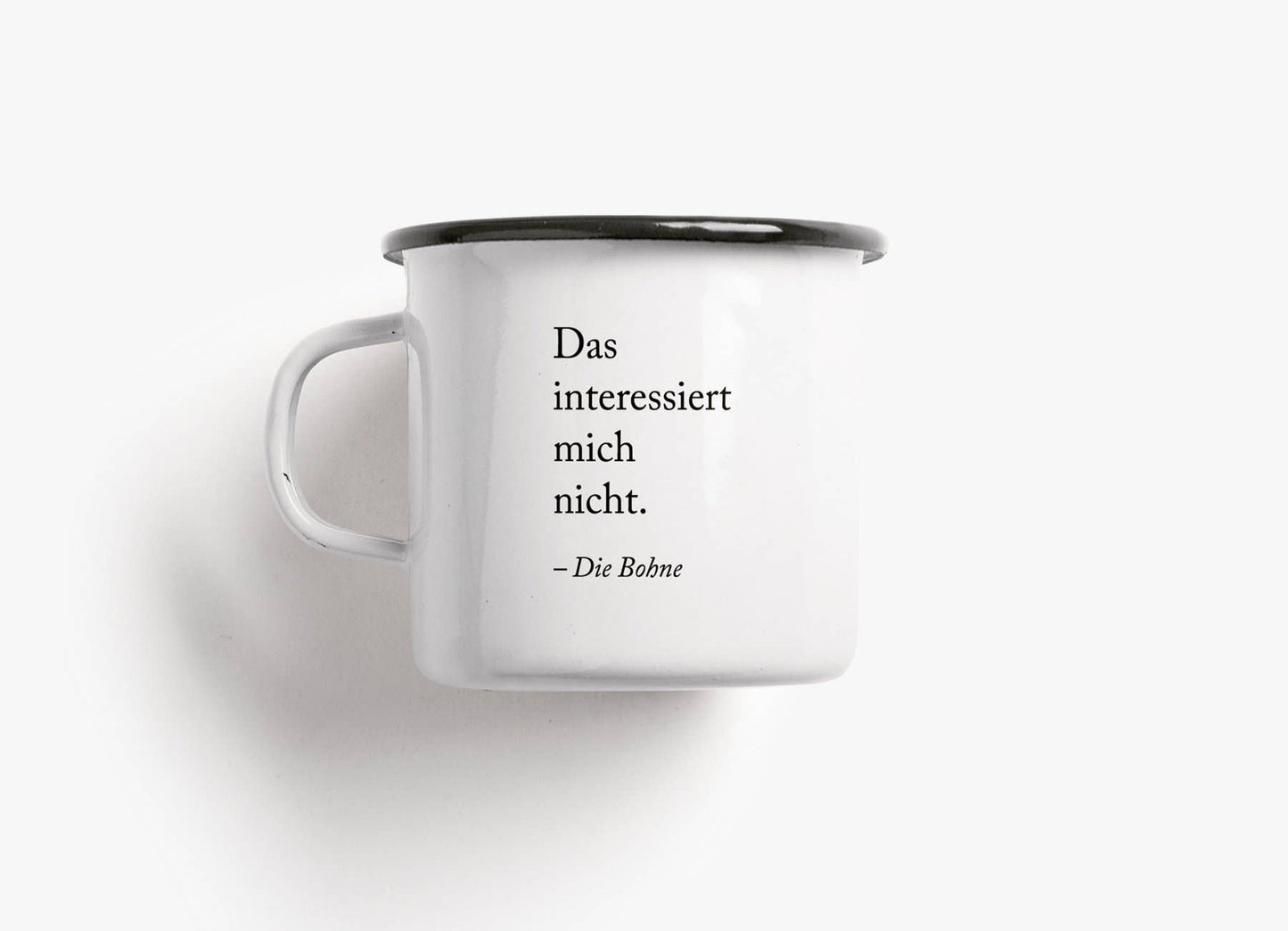 Typealive Tasse aus Emaille / Die Bohne