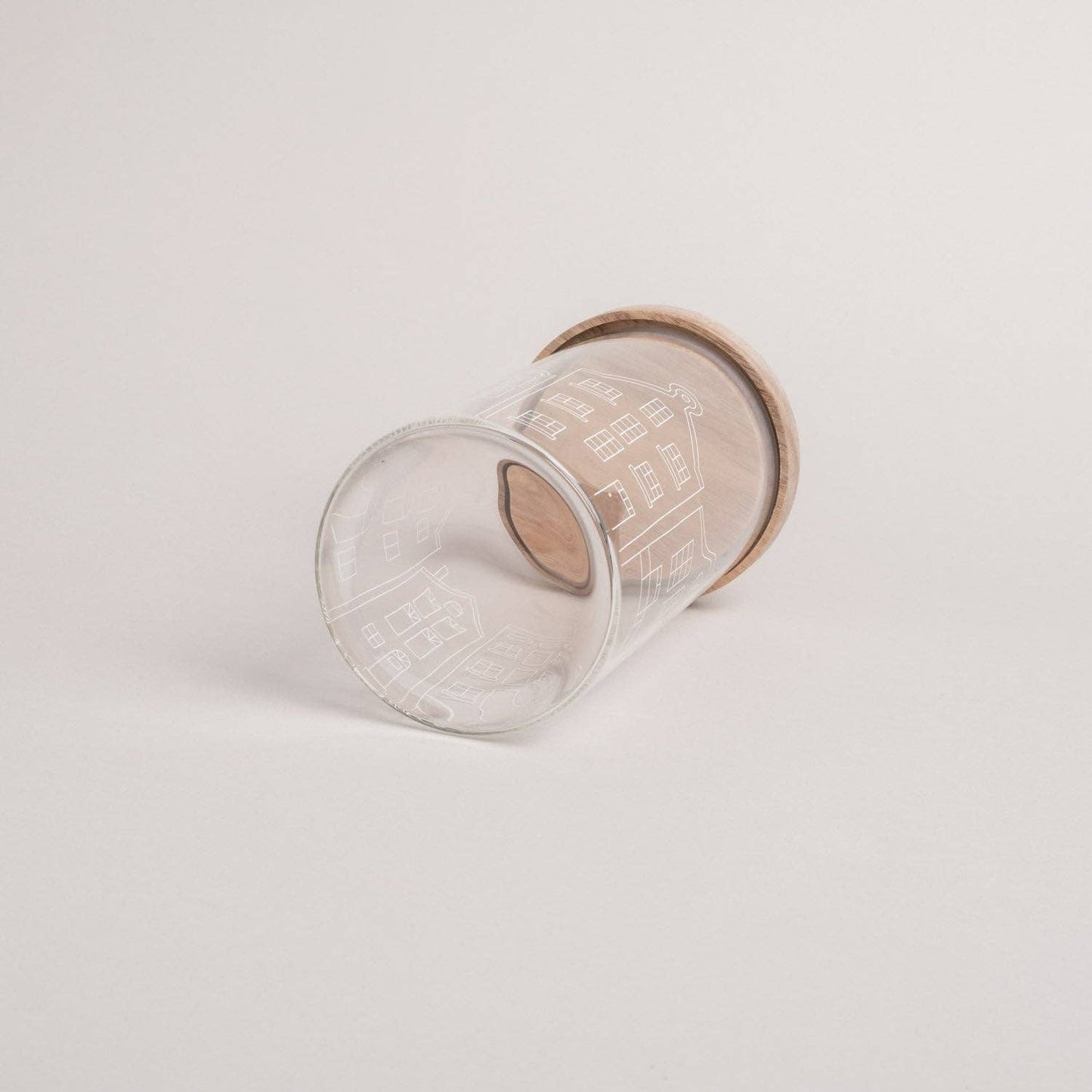 Vorratsglas Häuser 19cm