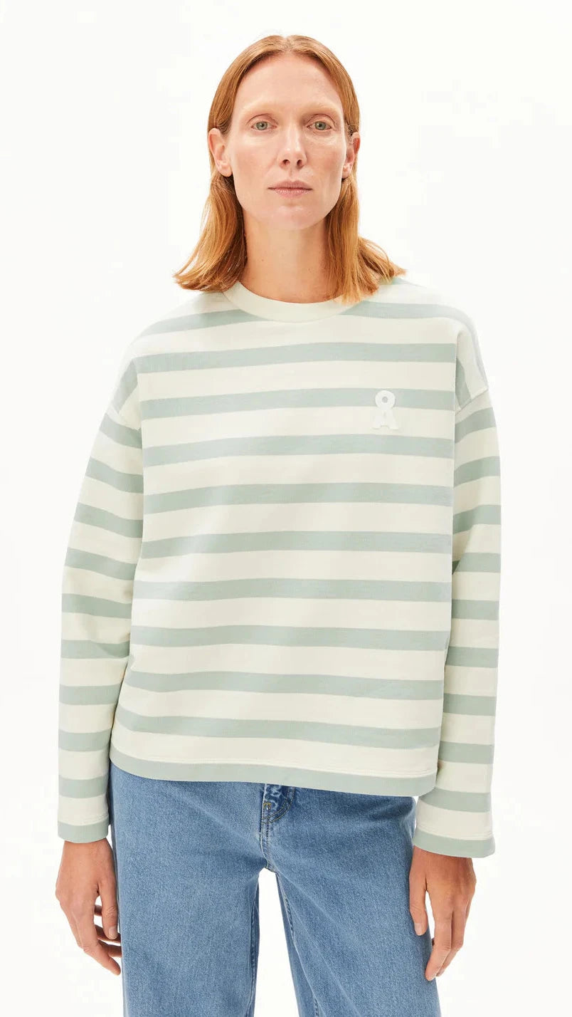 ARMEDANGELS ICONIC A FRANKAA BOLD SWEAT - FOAM