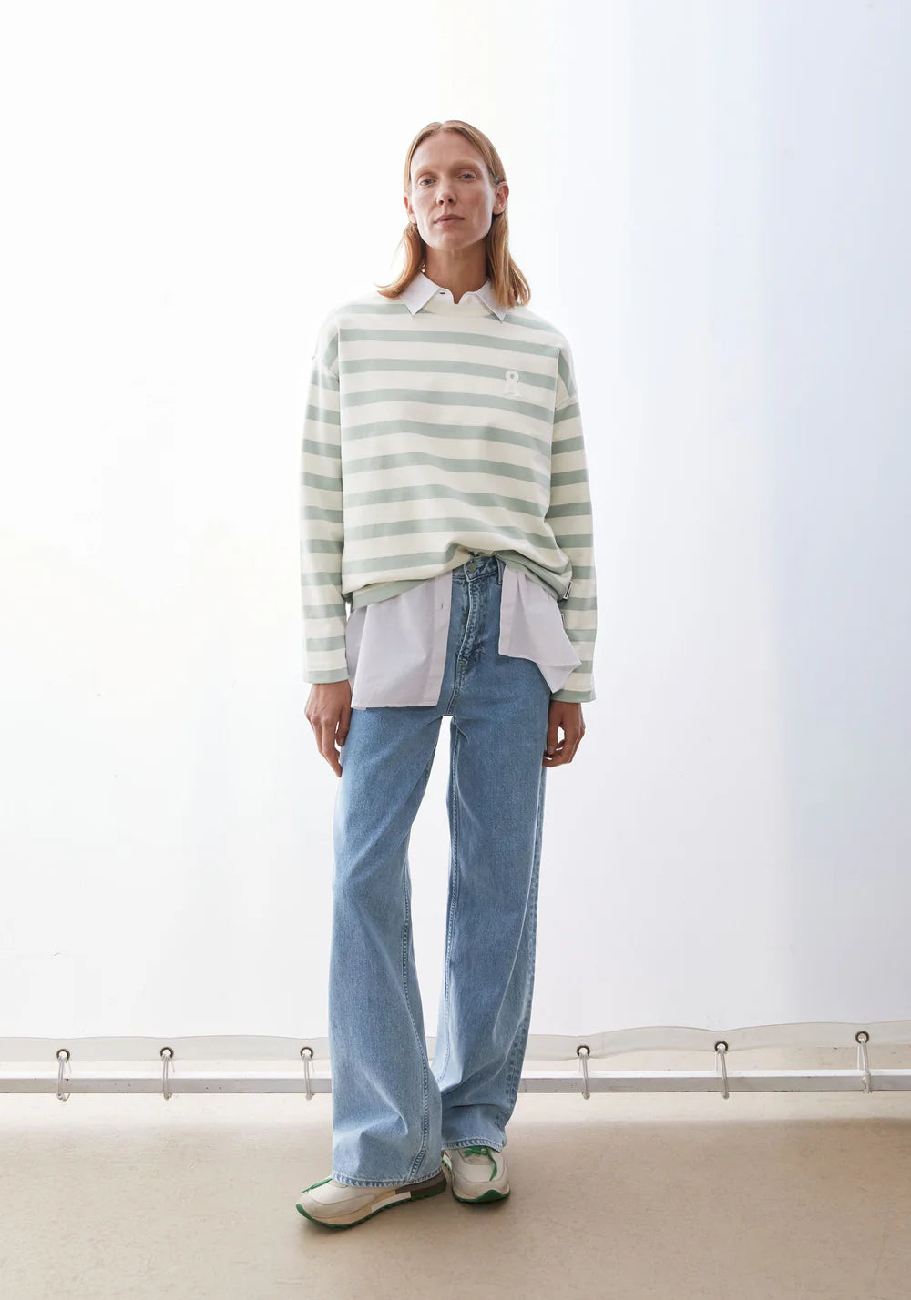 ARMEDANGELS ICONIC A FRANKAA BOLD SWEAT - FOAM