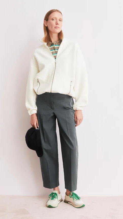 ARMEDANGELS BARREL TWILLHOSE - SPACE STEEL