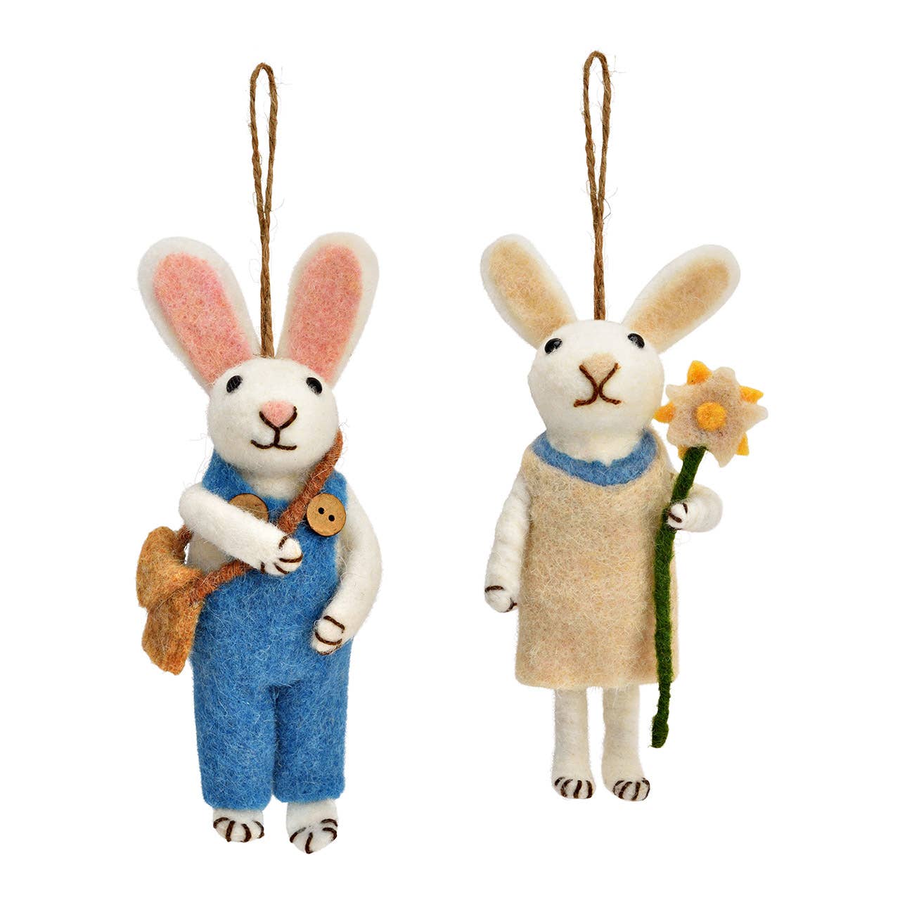 Hänger Hase aus Filz/Kunststoff