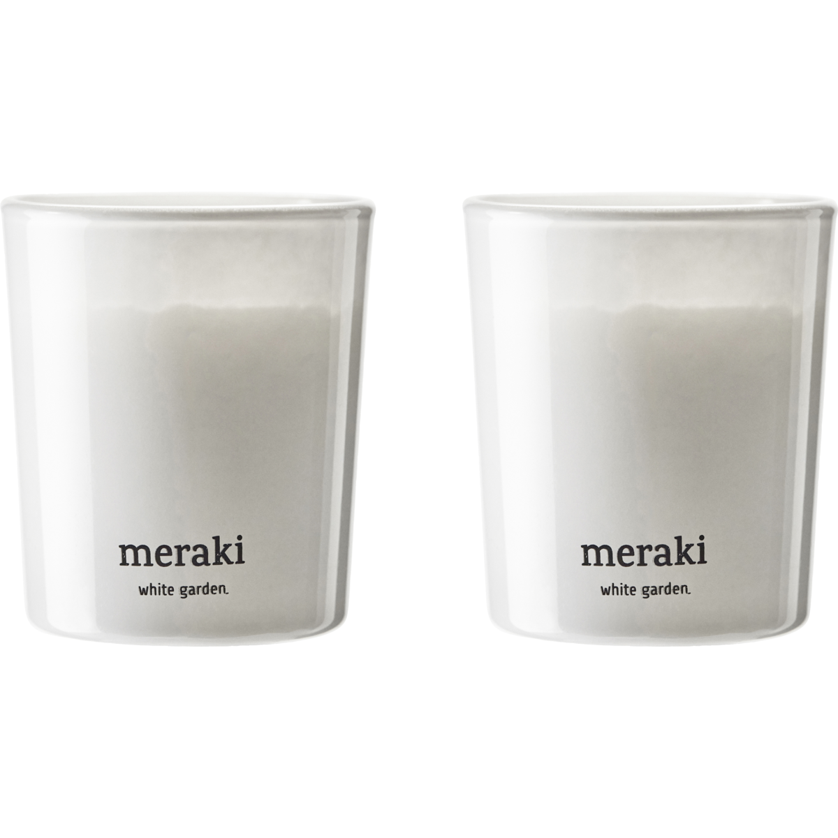 Meraki Duftkerzen-Set White Garden