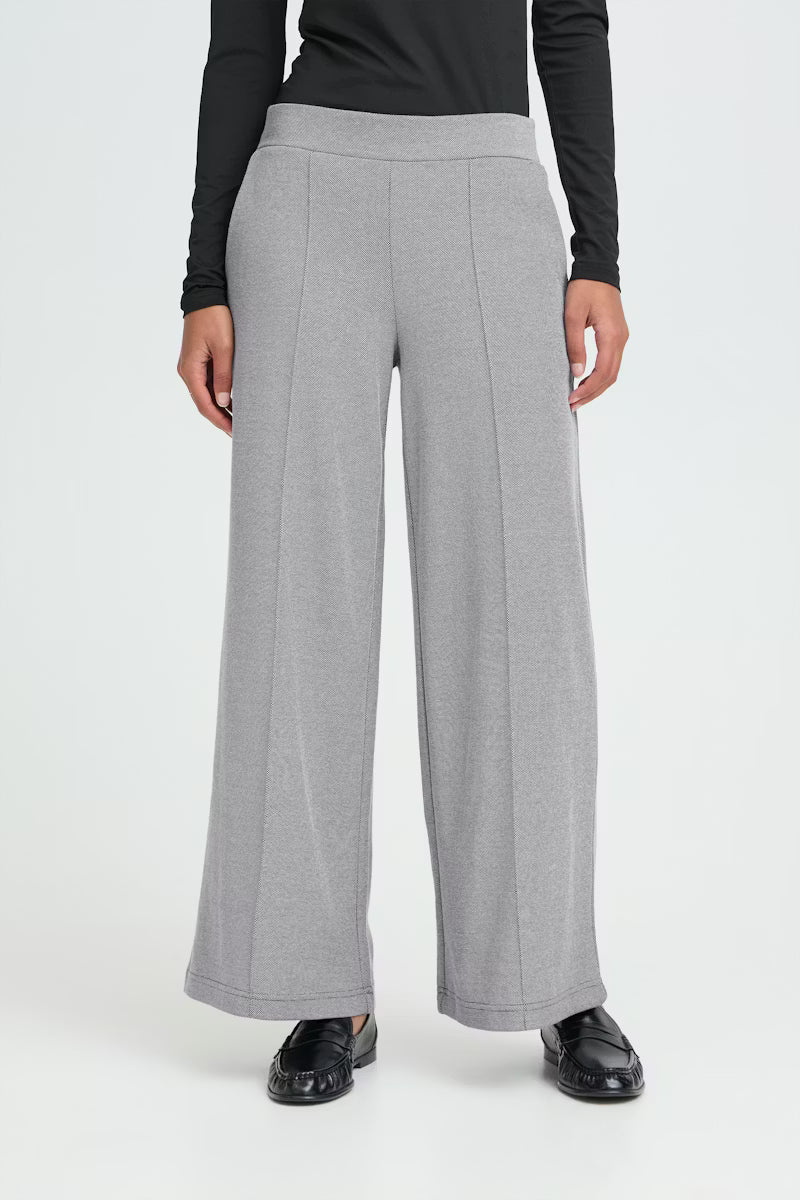 ICHI Hose Kate Pique weit -  Blueprint