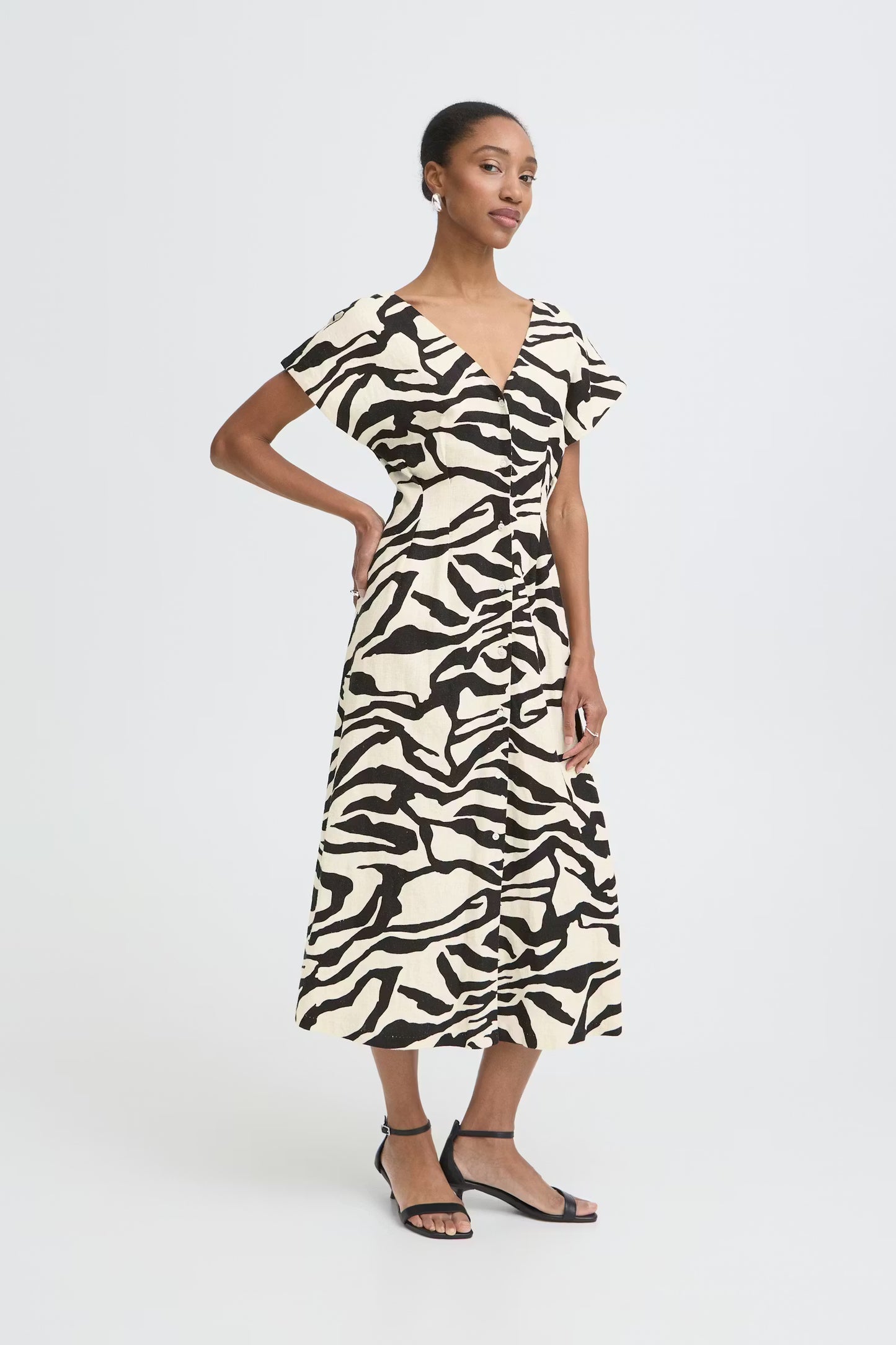 ICHI Linno Kleid
