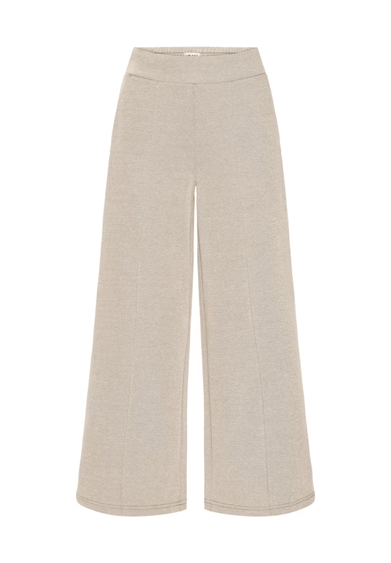 ICHI Hose Kate Pique weit -  Sepia Tint