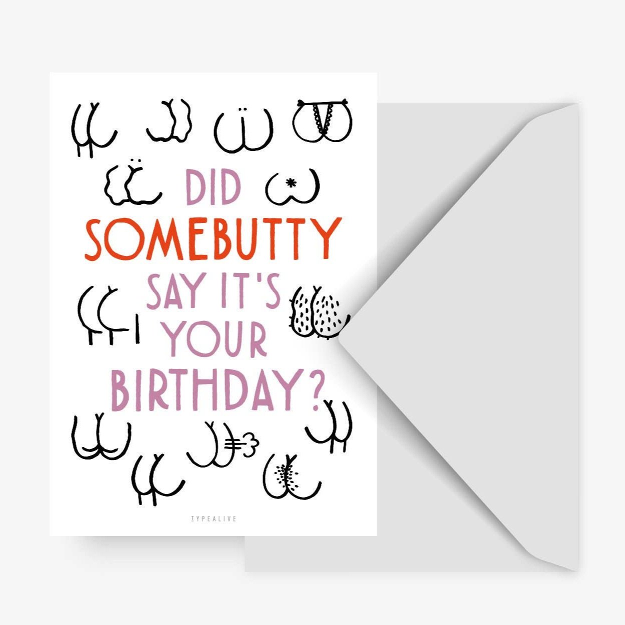 Postkarte / Somebutty Birthday