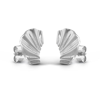 Enamel Ohrring Mini Wave  - Silber