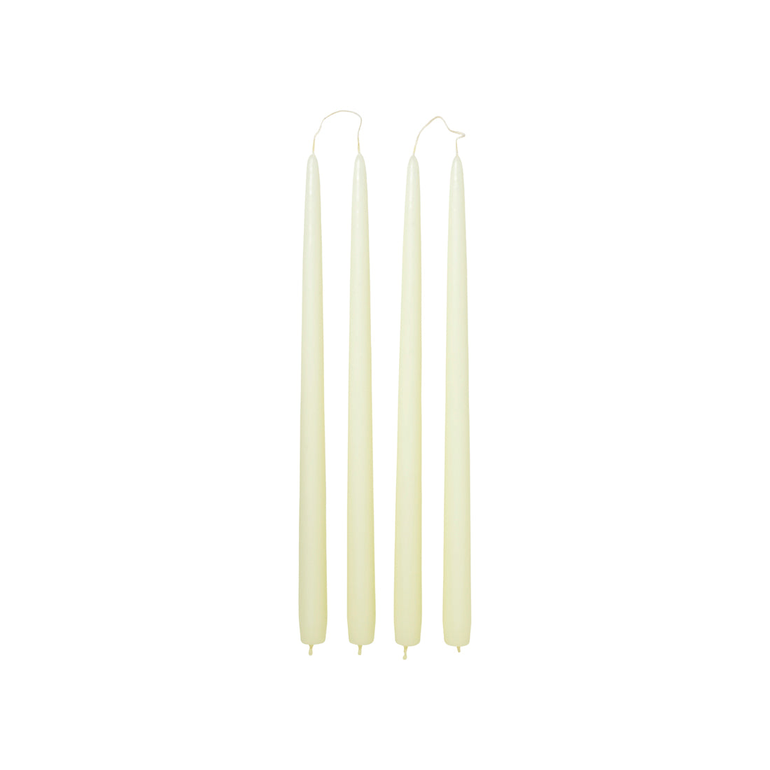 Broste Copenhagen Kerze 4er Set, Smooth, Light Green