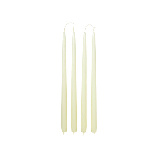 Broste Copenhagen Kerze 4er Set, Smooth, Light Green