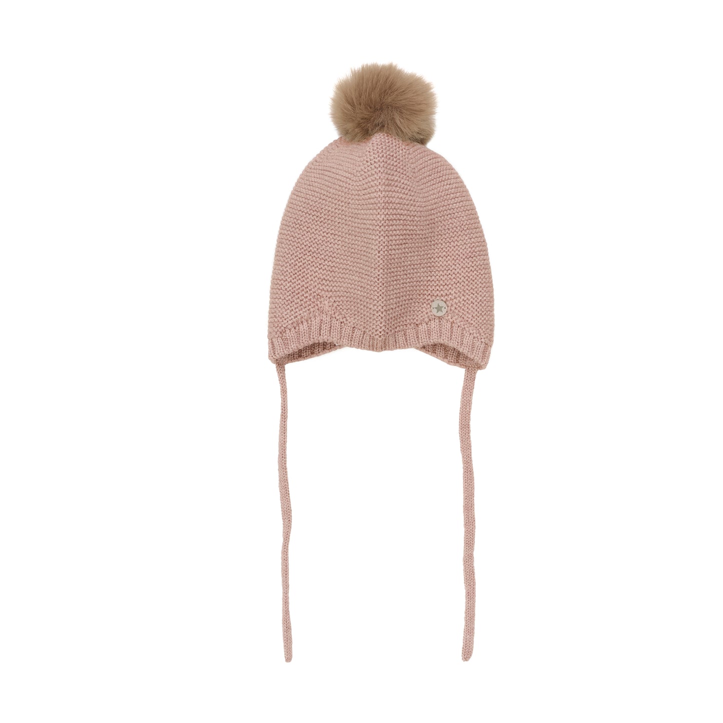 Huttelihut Mütze Bonnet mit Bommel - Mahogany Rose