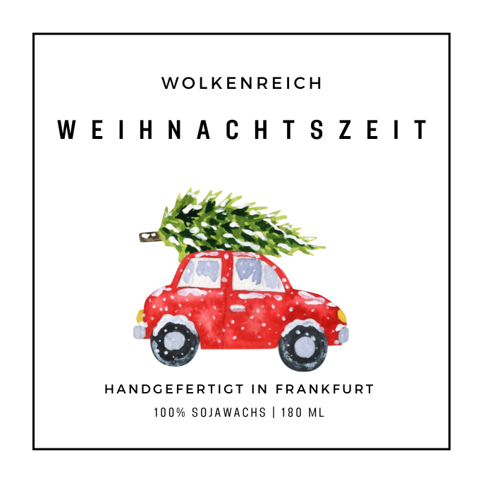Duftkerze Weihnachtszeit, Weihnachtsgewürze