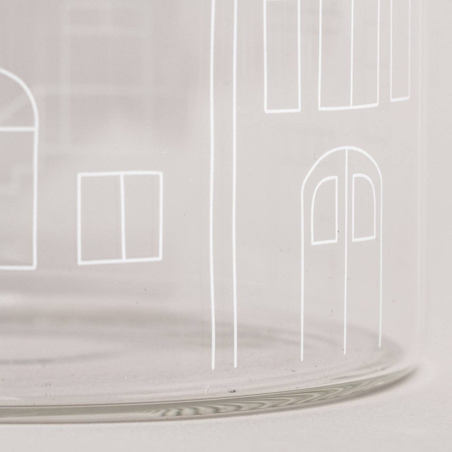 Vorratsglas Häuser 19cm