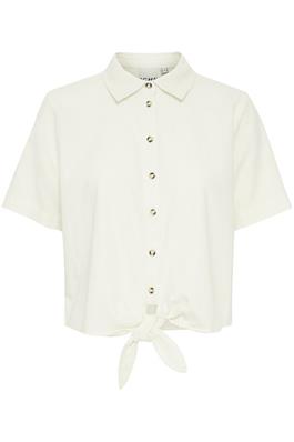 ICHI Lino blouse short sleeve