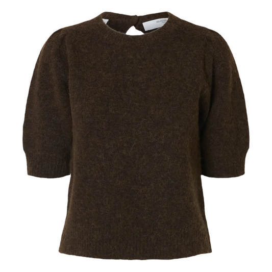 Selected Femme Lulu Kurzarm-Pullover