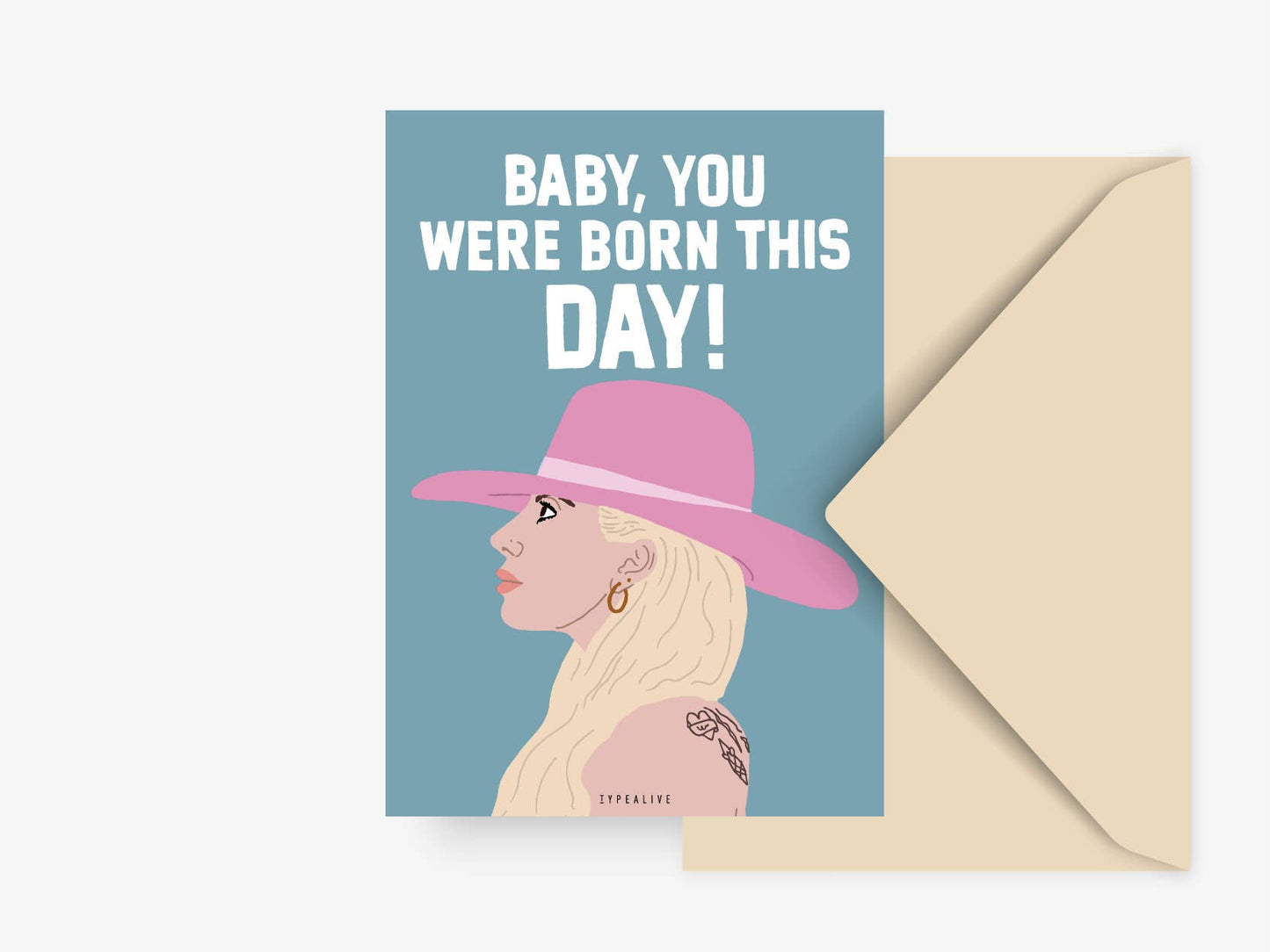 Postkarte / Born This Day