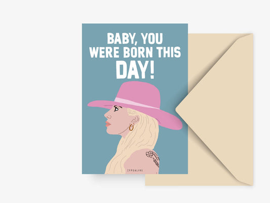 Postkarte / Born This Day