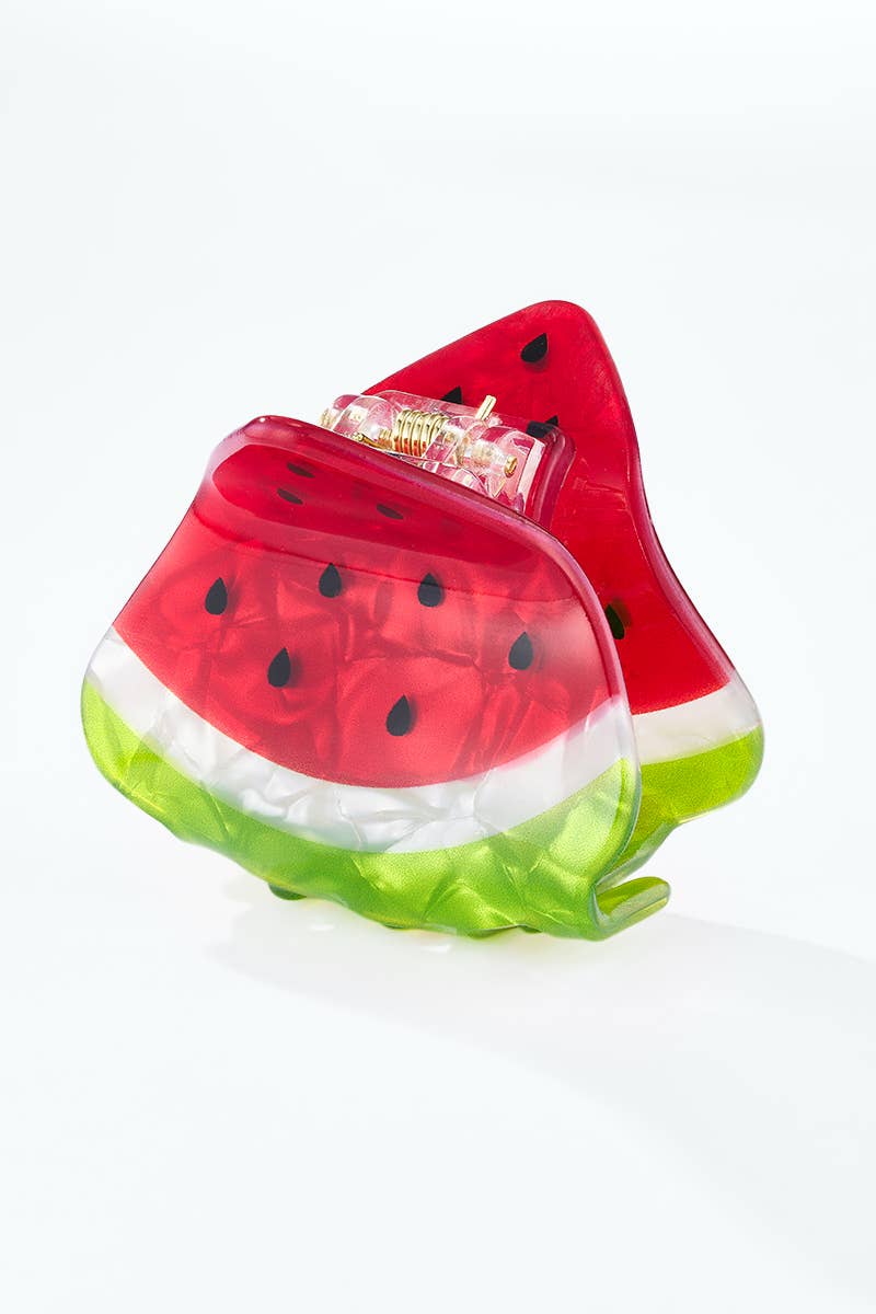 Haarspangen Perlmuttfrüchte YH150LY: ANANAS / PVC