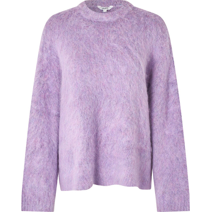 mbym Gillis Wollpullover - Gentle Violet Melange