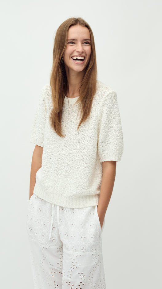 mbym Carla sweater korte ærmer