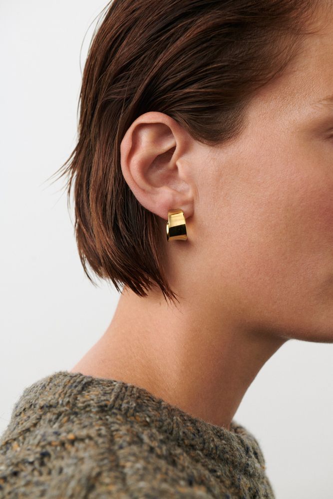 Pernille Corydon Reflection Hoops Ohrringe - Silber