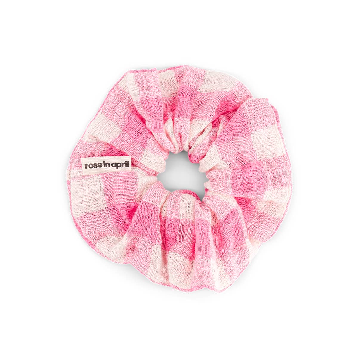 Rose in April - VICHY Scrunchie