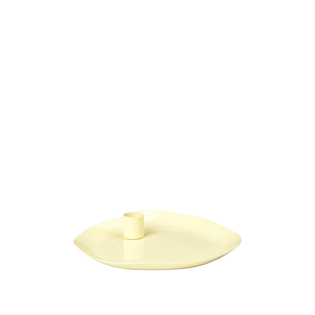 Broste Copenhagen Candle Holder Mie, Light Yellow