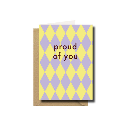 De Lange Tafel Grußkarte - proud of you