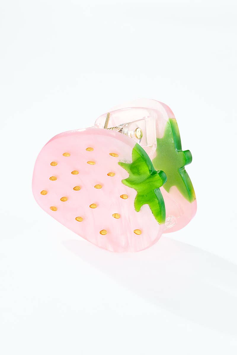 Haarspangen Perlmuttfrüchte YH150LY: ANANAS / PVC
