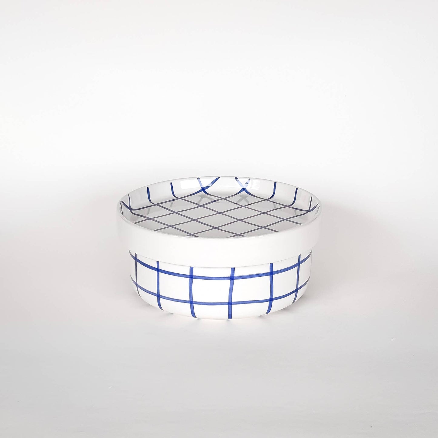 Schale Grid - mare blue