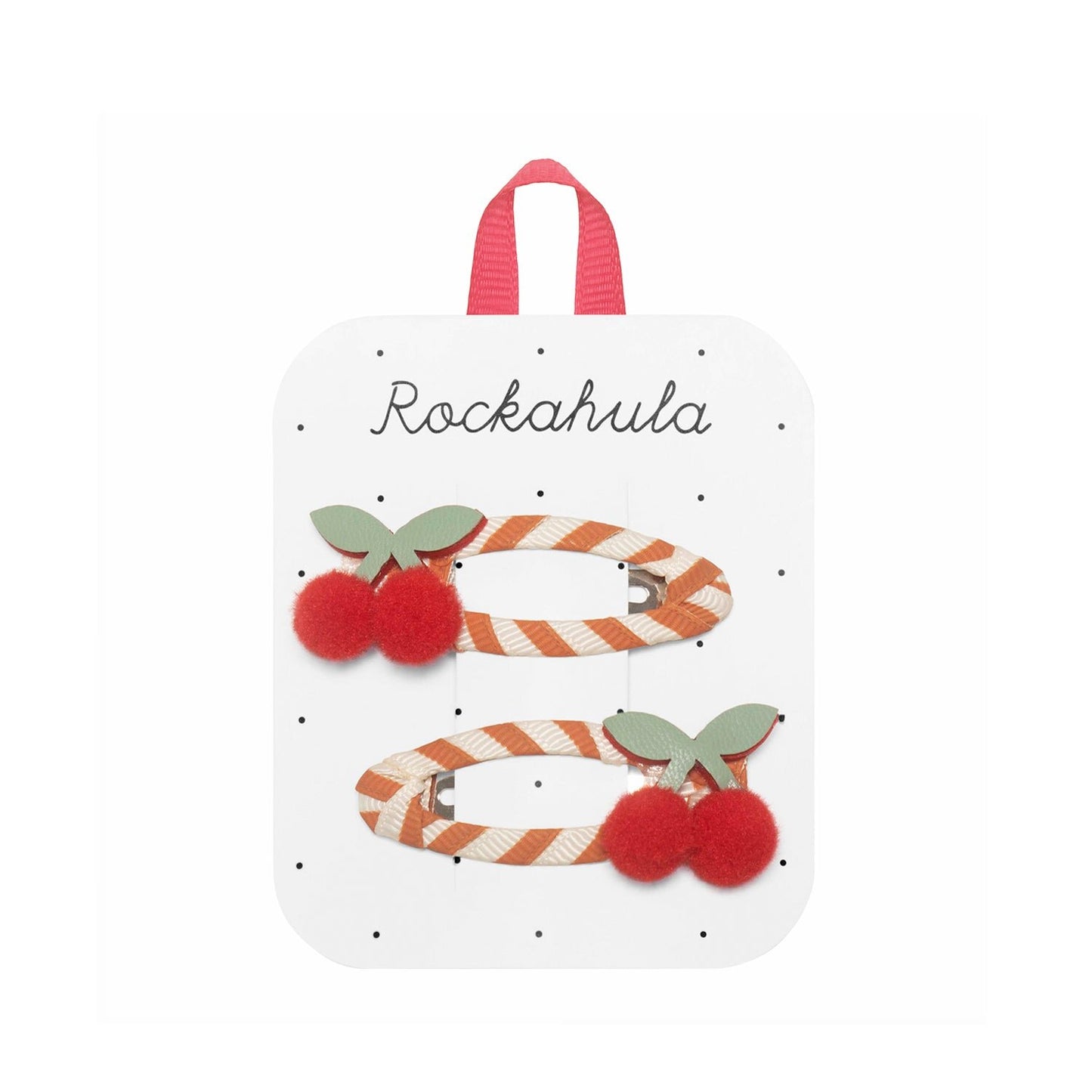 Rockahula Stripy Cherry Haarspangen