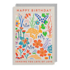 Lagom Grußkarte - Happy Birthday - Sending lots of love