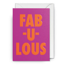 Lagom Grußkarte - Fabulous