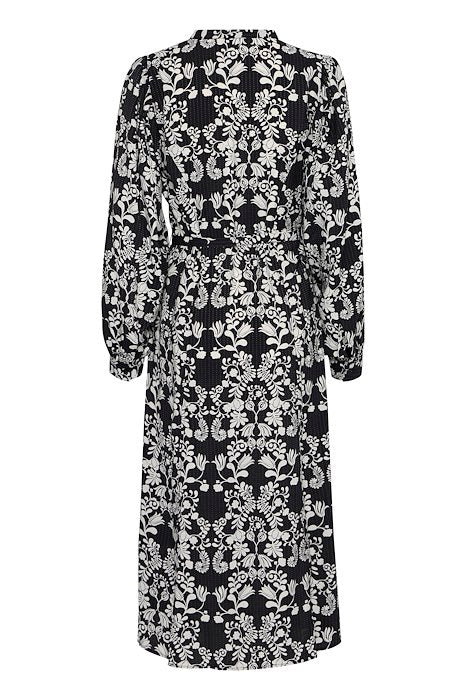 ICHI Lino midi dress